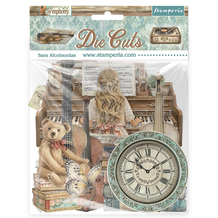 STAMPERIA DIE CUTS SYMPHONY - DFLDC136( PRE ORDER NOW SHIPPING LATE JUNE 2026)