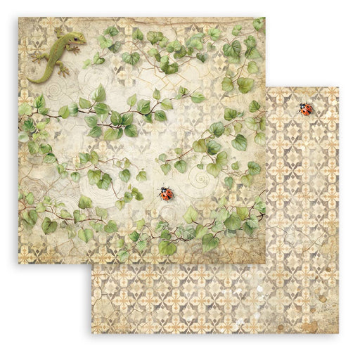 STAMPERIA 12X12 PAPER DOUBLE FACE ALL AROUND IVY - SBB1147( PRE ORDER NOW SHIPPING EARLY JUNE 2026)