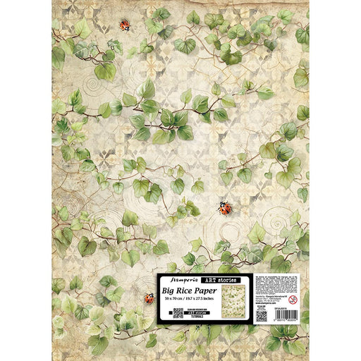 STAMPERIA A3 RICE PAPER ALL ROUND IVY - DFSAJB016( PRE ORDER NOW SHIPPING EARLY JUNE 2026)