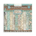 STAMPERIA 8 X 8 PAPER PACK DOUBLE FACE BACKGROUND SYMPHONY - SBBS145( PRE ORDER NOW SHIPPING LATE JUNE 2026)