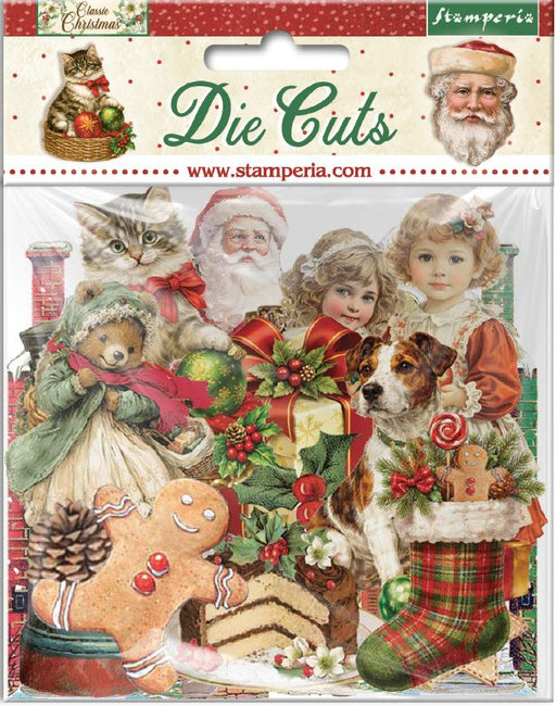 STAMPERIA DIE CUTS CLASSIC CHRISTMAS - DFLDC137 (PRE ORDER NOW SHIPPING EARLY AUGUST 2026)