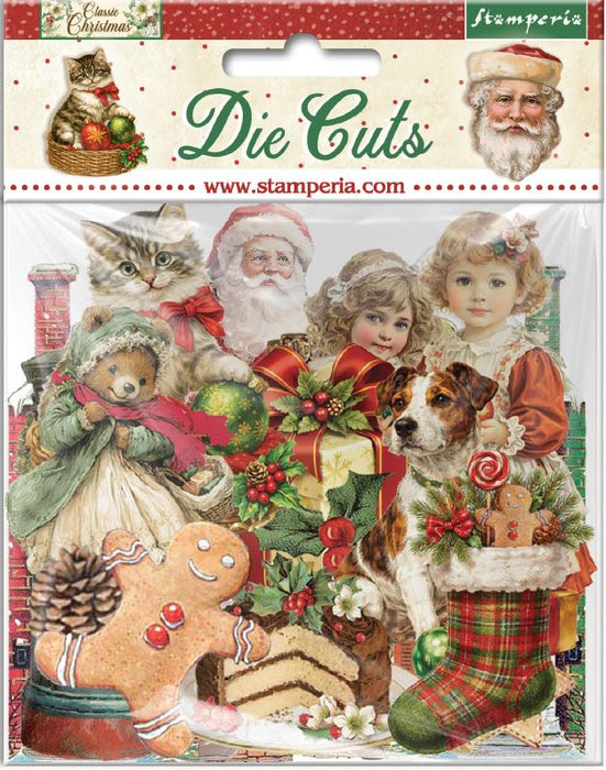 STAMPERIA DIE CUTS CLASSIC CHRISTMAS - DFLDC137 (PRE ORDER NOW SHIPPING EARLY AUGUST 2026)
