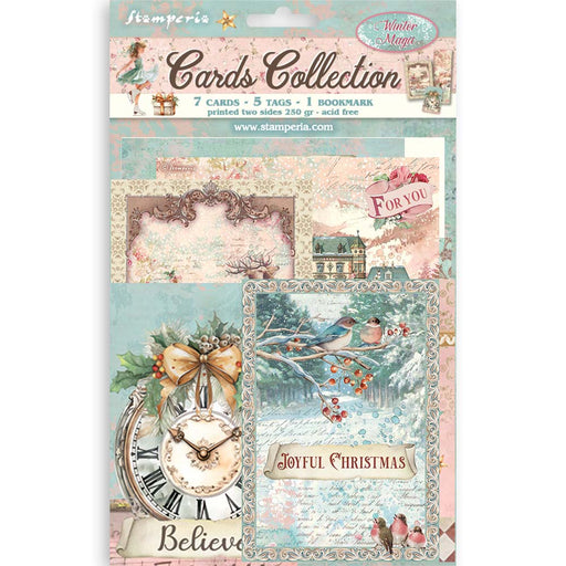 STAMPERIA CARDS COLLECTION WINTER MAGIC - SBCARD46 (PRE ORDER NOW SHIPPING EARLY AUGUST 2026)