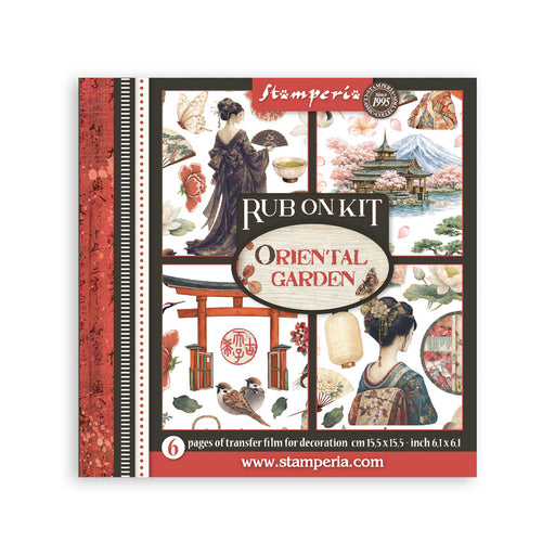 STAMPERIA RUB-ON 6 PAGES ORIENTAL GARDEN - DFLRBX19( PRE ORDER NOW SHIPPING LATE JUNE 2026)