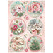 STAMPERIA A4 RICE PAPER PACKED WINTER MAGIC ROUNDS - DFSA41136 (PRE ORDER NOW SHIPPING EARLY AUGUST 2026)