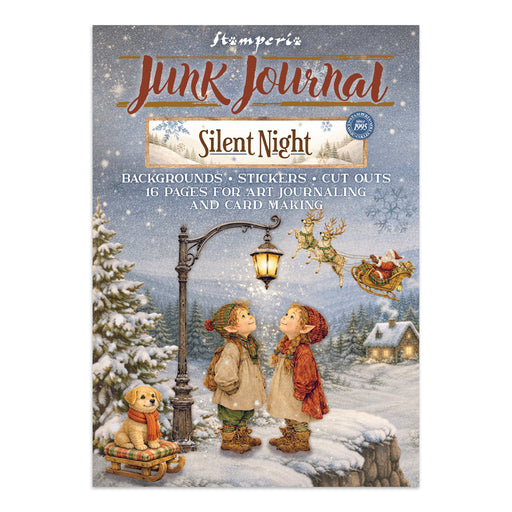 STAMPERIA JUNK JOURNAL STICKERS CUT OUT BACKGROUNDS SILENT NIGHT -SBJK27 (PRE ORDER NOW SHIPPING EARLY AUGUST 2026)