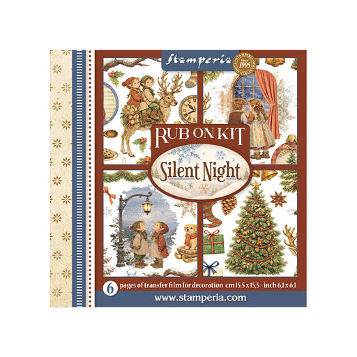 STAMPERIA RUB-ON 6 PAGES SILENT NIGHT - DFLRBX20 (PRE ORDER NOW SHIPPING EARLY AUGUST 2026)