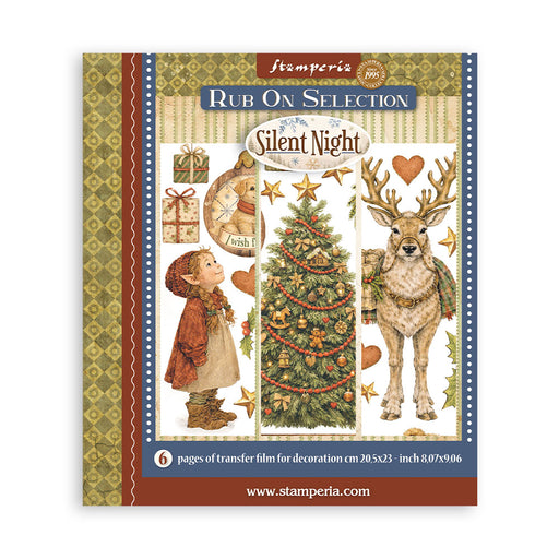 STAMPERIA RUB-ON 6 PAGES 20,5X23 6 PAGES SILENT NIGHT - DFLRBXG12 (PRE ORDER NOW SHIPPING EARLY AUGUST 2026)
