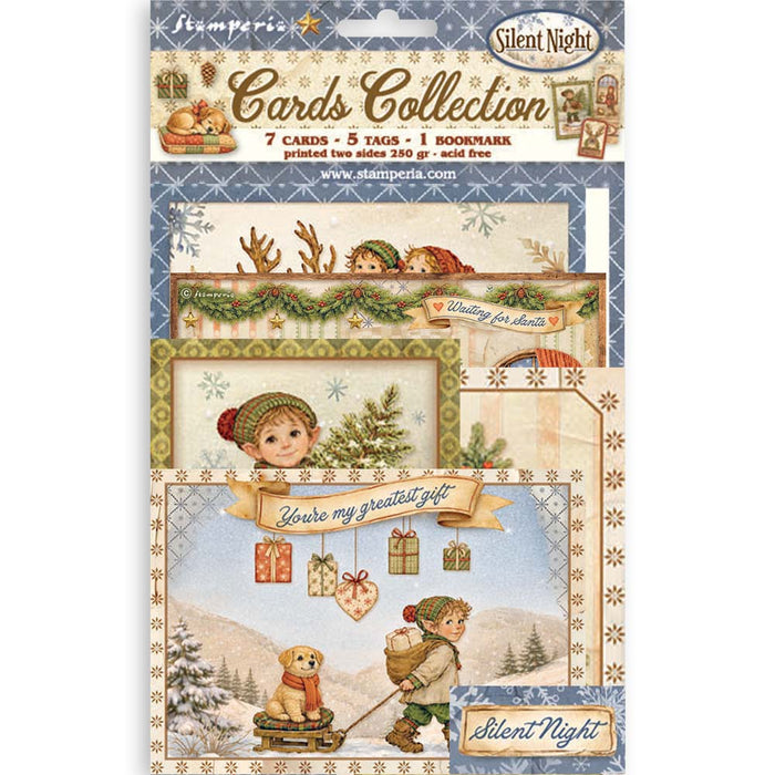 STAMPERIA CARDS COLLECTION SILENT NIGHT - SBCARD48 (PRE ORDER NOW SHIPPING EARLY AUGUST 2026)