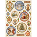 STAMPERIA A4 RICE PAPER PACKED SILENT NIGHT CHRISTMAS BALLS - DFSA41142 (PRE ORDER NOW SHIPPING EARLY AUGUST 2026)