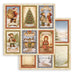 STAMPERIA 12X12 PAPER DOUBLE FACE SILENT NIGHT 6 CARDS - SBB1166 (PRE ORDER NOW SHIPPING EARLY AUGUST 2026)