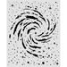 STAMPERIA STENCIL 20 X 25 COSMOS SWIRLING NEBULA - KSTD218(PRE ORDER NOW SHIPPING IN LATER OCTOBER 2026)