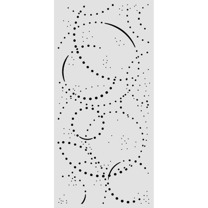 STAMPERIA STENCIL 12CM X 25CM COSMOS INK ORBITS - KSTDL173(PRE ORDER NOW SHIPPING IN LATER OCTOBER 2026)