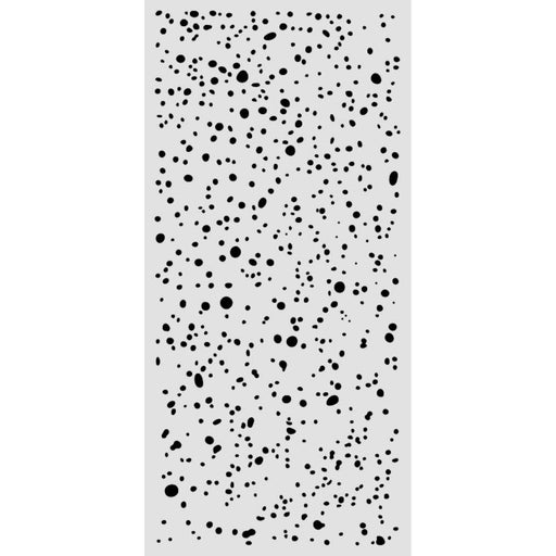 STAMPERIA STENCIL 12CM X 25CM COSMOS INK SPOTS - KSTDL174(PRE ORDER NOW SHIPPING IN LATER OCTOBER 2026)