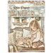 STAMPERIA RICE A6 8 SHEETS WHITE CHRISTMAS - DFSA6X10 (PRE ORDER NOW SHIPPING EARLY AUGUST 2026)