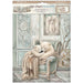 STAMPERIA A4 RICE PAPER PACKED 6 WHITE CHRISTMAS - DFSA4XWG (PRE ORDER NOW SHIPPING EARLY AUGUST 2026)