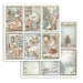 STAMPERIA 12X12 PAPER DOUBLE FACE WHITE CHRISTMAS 6 CARDS - SBB1158 (PRE ORDER NOW SHIPPING EARLY AUGUST 2026)