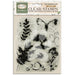 STAMPERIA RUBBER STAMP 14X18 FLOWERS AND POEMS- WTK247(PRE ORDER NOW SHIPPING IN LATER OCTOBER 2026)