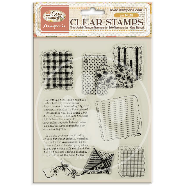 STAMPERIA RUBBER STAMP 14X18 COZY FAMILY - WTK248(PRE ORDER NOW SHIPPING IN LATER OCTOBER 2026)