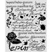 STAMPERIA STENCIL 20 X 25 FLOWERS AND POEMS LATIN INSPIRATIONS - KSTD221(PRE ORDER NOW SHIPPING IN LATER OCTOBER 2026)