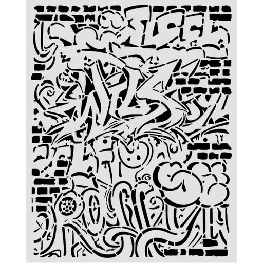 STAMPERIA STENCIL 20 X 25 FURRY FRIENDS 2 GRAFFITI - KSTD226(PRE ORDER NOW SHIPPING IN LATER OCTOBER 2026)