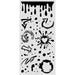 STAMPERIA STENCIL 12CM X 25CM FURRY FRIENDS 2 INK SPLATTERS - KSTDL182(PRE ORDER NOW SHIPPING IN LATER OCTOBER 2026)
