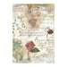 STAMPERIA A4 RICE PAPER PACKED FLOWERS AND POEMS TEXTURE -DFSA41158(PRE ORDER NOW SHIPPING IN LATER OCTOBER 2026)
