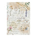 STAMPERIA A4 RICE PAPER PACKED FLOWERS AND POEMS FLOWERS AND WRITING -DFSA41160(PRE ORDER NOW SHIPPING IN LATER OCTOBER 2026)