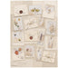 STAMPERIA A4 RICE PAPER PACKED FLOWERS AND POEMS LETTERS -DFSA41161(PRE ORDER NOW SHIPPING IN LATER OCTOBER 2026)