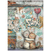 STAMPERIA A4 RICE PAPER PACKED FURRY FRIENDS 2 FUNKY CATS - DFSA41174(PRE ORDER NOW SHIPPING IN LATER OCTOBER 2026)