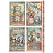 STAMPERIA A4 RICE PAPER PACKED FURRY FRIENDS 2 CARDS - DFSA41175(PRE ORDER NOW SHIPPING IN LATER OCTOBER 2026)
