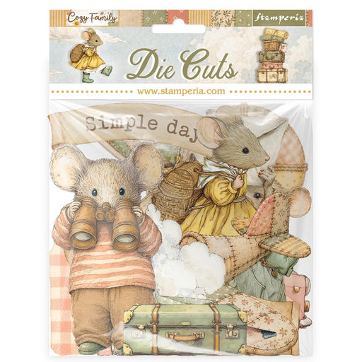STAMPERIA DIE CUTS COZY FAMILY - DFLDC145(PRE ORDER NOW SHIPPING IN LATER OCTOBER 2026)