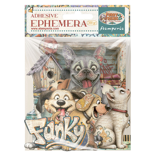 STAMPERIA EPHEMERA FURRY FRIENDS 2 -DFLCT94(PRE ORDER NOW SHIPPING IN LATER OCTOBER 2026)