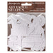 STAMPERIA ART PAPER SHAPES LASER CUT FURRY FRIENDS 2 - SBCU007(PRE ORDER NOW SHIPPING IN LATER OCTOBER 2026)