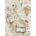 STAMPERIA A3 RICE PAPER FLOWERS AND POEMS TEXTURE - DFSAJB019(PRE ORDER NOW SHIPPING IN LATER OCTOBER 2026)