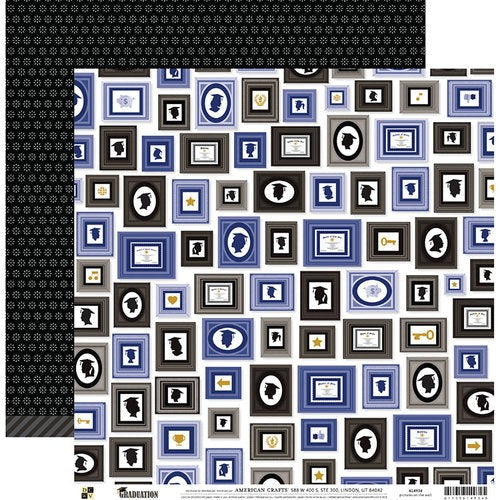 AMERICAN CRAFT 12 X12 PAPER GRADUATION PICTURES ON THE WALL - AC614934