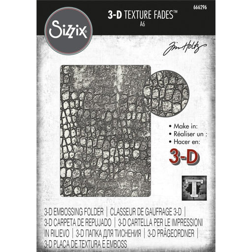 SIZZIX EMBOSSING FOLDER REPTILE - SZ666296