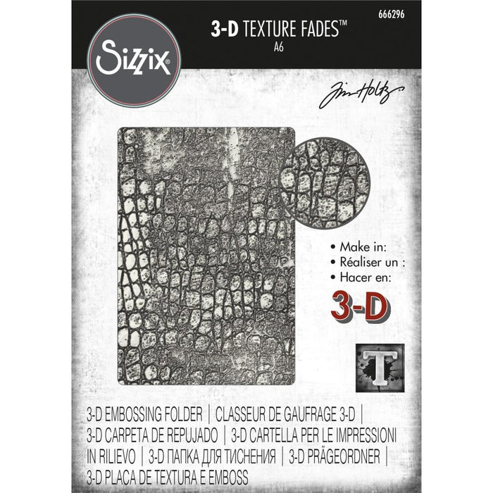 SIZZIX EMBOSSING FOLDER REPTILE - SZ666296