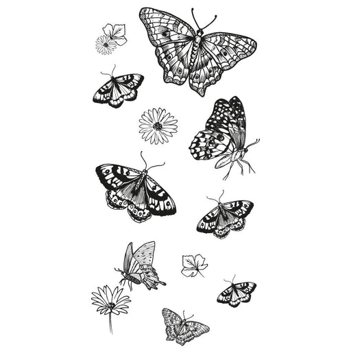 SIZZIX STAMP NATURE BUTTERFLIES- SZ666642
