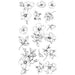 SIZZIX STAMPS TAMPONS SELLOS - SZ666870