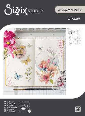 SIZZIX CLEAR STAMP SET MAGNOLIA - SZ667027