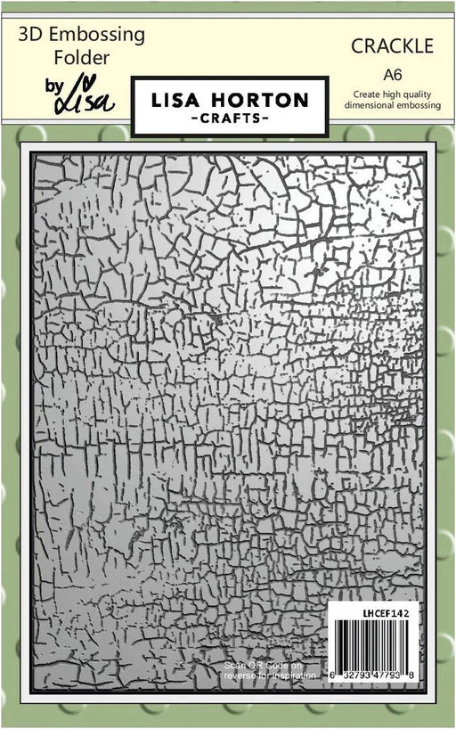 CRACKLE A6 3D EMBOSSING FOLDER - LHCEF142