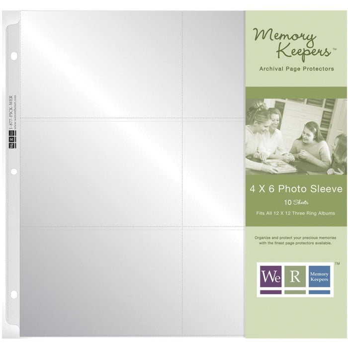 WER 12X12 SCRAPBOOK REFILLS 4X6 LANDSCAPE - WR660152