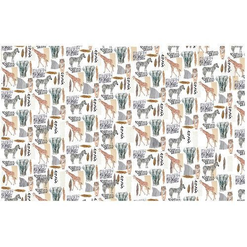 PRIMA DECOUPAGE TISSUE PAPER SAFARI - P645373