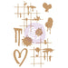 PRIMA CHIPBOARD DIECUTS INK AND SPLATTERS - P647308