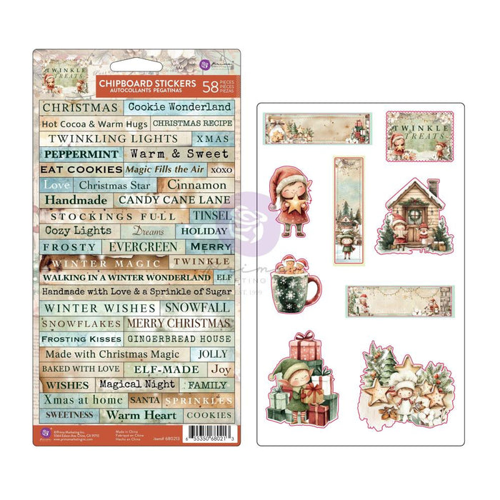 PRIMA MARKETING CHIPBOARD TWINKLE STICKERS - P680213