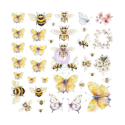 PRIMA AMONG THE WILD FLOWERS COLLECTION VELLUM EPHEMERA SPRING WINGS - P682286