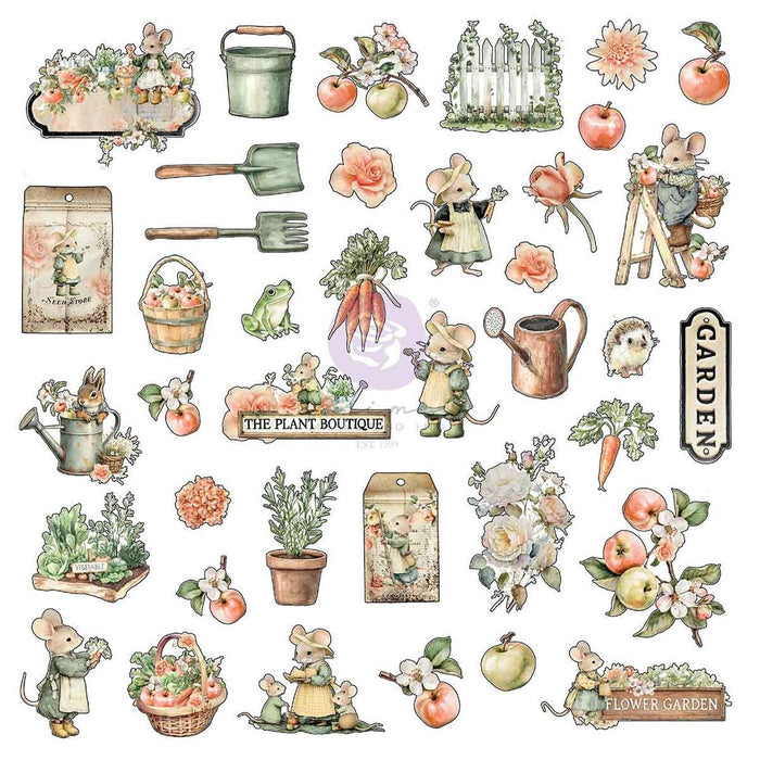 PRIMA HOMEGROWN COLLECTION EPHEMERA78 PCS - P683580