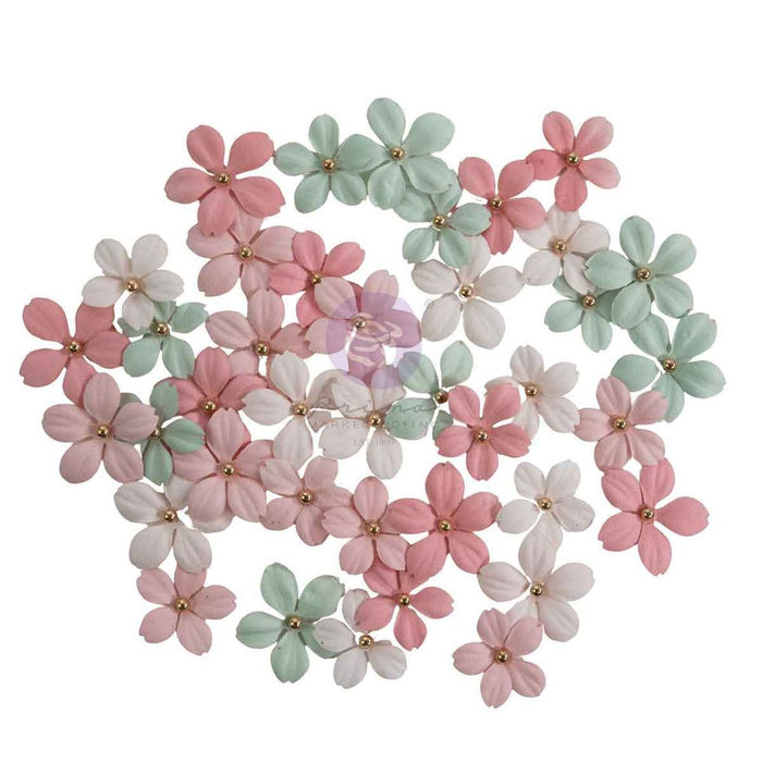 PRIMA BUTTONS AND KEEPSAKES COLLECTION FLOWERS TENDER FLORALS - 40 PCS - P684716