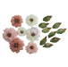 PRIMA BUTTONS AND KEEPSAKES COLLECTION FLOWERS SHEER BEAUTIES 14 PCS - P684761